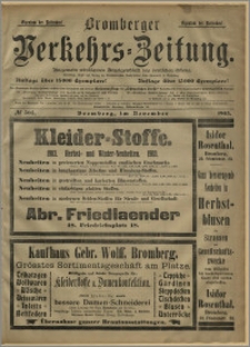 Bromberger Verkehrs-Zeitung : Ungemein wirksames Anzeigenblatt des deutschen Ostens. № 505 (listopad 1903)