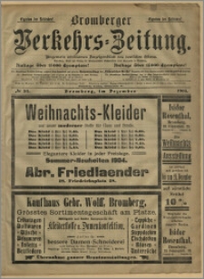 Bromberger Verkehrs-Zeitung : Ungemein wirksames Anzeigenblatt des deutschen Ostens. № 511 (grudzień 1903)