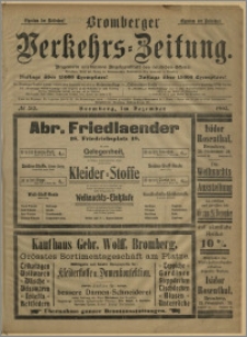 Bromberger Verkehrs-Zeitung : Ungemein wirksames Anzeigenblatt des deutschen Ostens. № 512 (grudzień 1903)