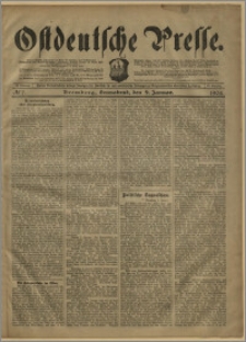 Ostdeutsche Presse. J. 28, № 7 (9 stycznia 1904)