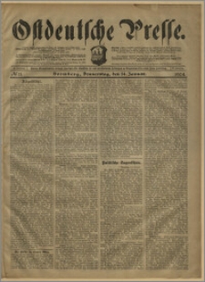 Ostdeutsche Presse. J. 28, № 11 (14 stycznia 1904)