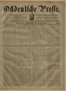 Ostdeutsche Presse. J. 28, № 37 (13 lutego 1904)