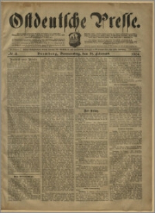 Ostdeutsche Presse. J. 28, № 41 (18 lutego 1904)