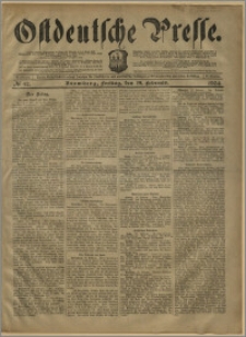 Ostdeutsche Presse. J. 28, № 42 (19 lutego 1904)