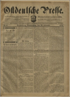 Ostdeutsche Presse. J. 28, № 47 (25 lutego 1904)