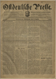 Ostdeutsche Presse. J. 28, № 80 (6 kwietnia 1904)