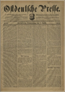 Ostdeutsche Presse. J. 28, № 81 (7 kwietnia 1904)