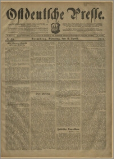 Ostdeutsche Presse. J. 28, № 85 (12 kwietnia 1904)