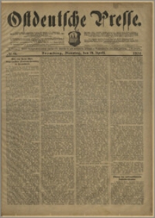 Ostdeutsche Presse. J. 28, № 91 (19 kwietnia 1904)