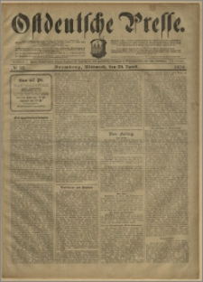 Ostdeutsche Presse. J. 28, № 92 (20 kwietnia 1904)