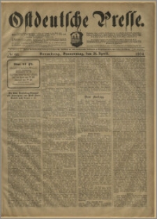 Ostdeutsche Presse. J. 28, № 93 (21 kwietnia 1904)