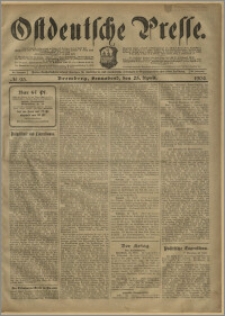 Ostdeutsche Presse. J. 28, № 95 (23 kwietnia 1904)