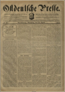 Ostdeutsche Presse. J. 28, № 97 (26 kwietnia 1904)