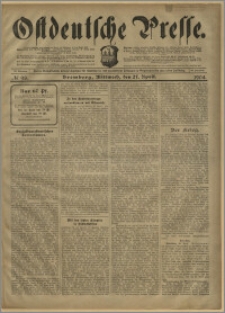 Ostdeutsche Presse. J. 28, № 98 (27 kwietnia 1904)