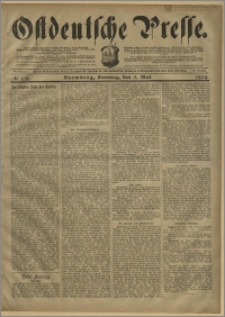 Ostdeutsche Presse. J. 28, № 102 (1 maja 1904)