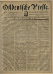 Ostdeutsche Presse. J. 28, № 112 (14 maja 1904)