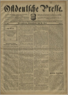 Ostdeutsche Presse. J. 28, № 118 (21 maja 1904)