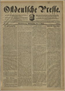 Ostdeutsche Presse. J. 28, № 126 (1 czerwca 1904)