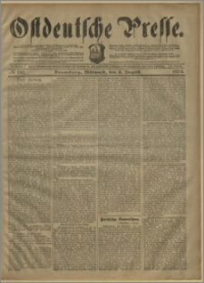 Ostdeutsche Presse. J. 28, № 180 (3 sierpnia 1904)