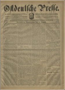 Ostdeutsche Presse. J. 28, № 181 (4 sierpnia 1904)