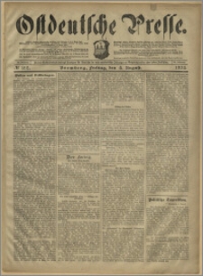 Ostdeutsche Presse. J. 28, № 182 (5 sierpnia 1904)