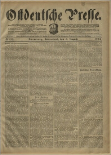 Ostdeutsche Presse. J. 28, № 183 (6 sierpnia 1904)