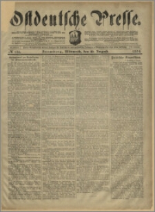 Ostdeutsche Presse. J. 28, № 186 (10 sierpnia 1904)