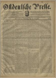 Ostdeutsche Presse. J. 28, № 190 (14 sierpnia 1904)