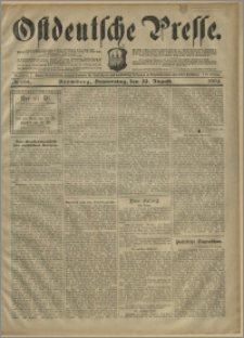 Ostdeutsche Presse. J. 28, № 199 (25 sierpnia 1904)