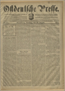 Ostdeutsche Presse. J. 28, № 202 (28 sierpnia 1904)