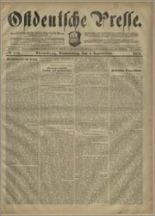 Ostdeutsche Presse. J. 28, № 205 (1 września 1904)