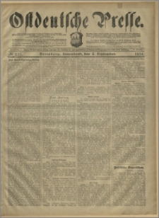 Ostdeutsche Presse. J. 28, № 207 (3 września 1904)