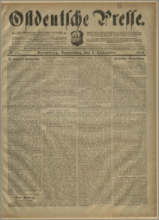 Ostdeutsche Presse. J. 28, № 211 (8 września 1904)