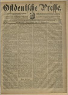 Ostdeutsche Presse. J. 28, № 219 (17 września 1904)