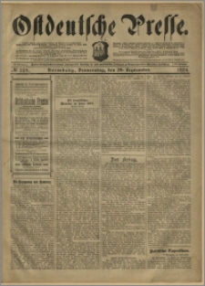 Ostdeutsche Presse. J. 28, № 229 (29 września 1904)