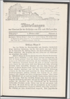 Mitteilungen des Vereins für die Geschichte von Ost- und Westpreussen. Jg. 7 (1932) Nr. 2