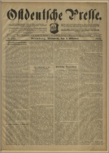 Ostdeutsche Presse. J. 29, № 233 (4 października 1905)