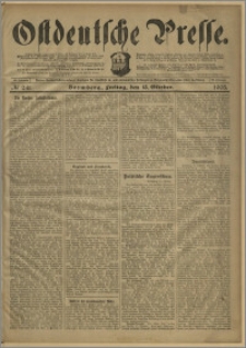 Ostdeutsche Presse. J. 29, № 241 (13 października 1905)