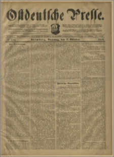 Ostdeutsche Presse. J. 29, № 244 (17 października 1905)