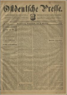 Ostdeutsche Presse. J. 29, № 248 (21 października 1905)