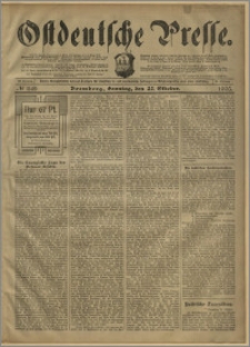 Ostdeutsche Presse. J. 29, № 249 (22 października 1905)