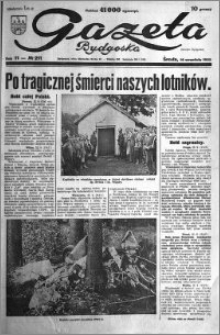 Gazeta Bydgoska 1932.09.14 R.11 nr 211