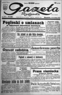Gazeta Bydgoska 1932.09.18 R.11 nr 215