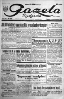 Gazeta Bydgoska 1932.10.07 R.11 nr 231
