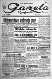 Gazeta Bydgoska 1932.10.09 R.11 nr 233