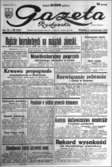 Gazeta Bydgoska 1932.10.21 R.11 nr 243