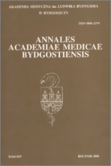 Annales Academiae Medicae Bydgostiensis 2000 T. XIV