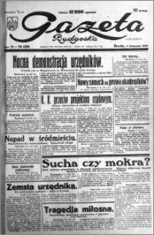 Gazeta Bydgoska 1932.11.09 R.11 nr 258