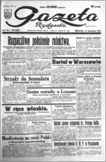 Gazeta Bydgoska 1932.11.15 R.11 nr 263