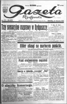 Gazeta Bydgoska 1932.11.26 R.11 nr 273